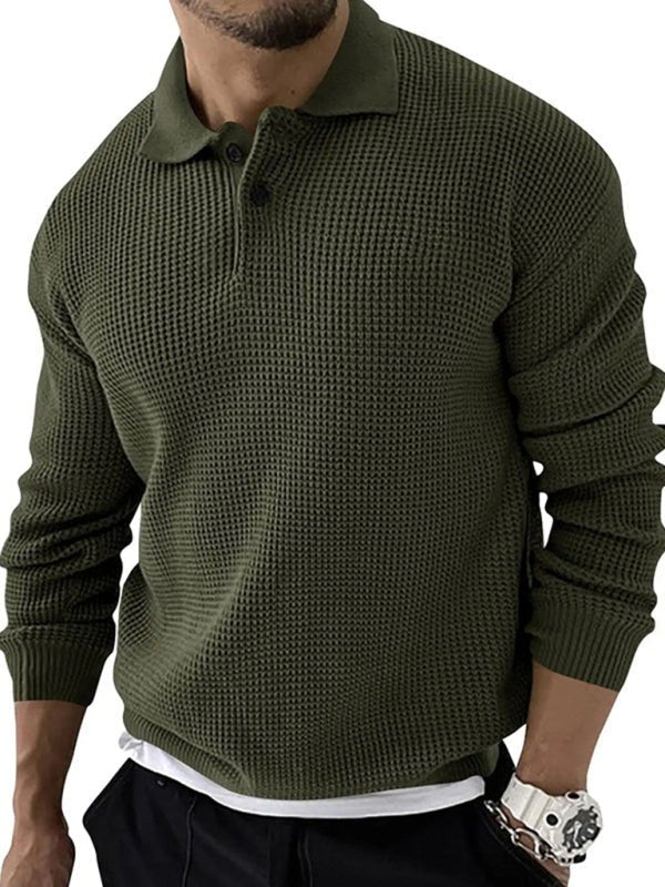 Men's Urban Slim Fit Knit Sweater with Shawl Collar - Harren Cole