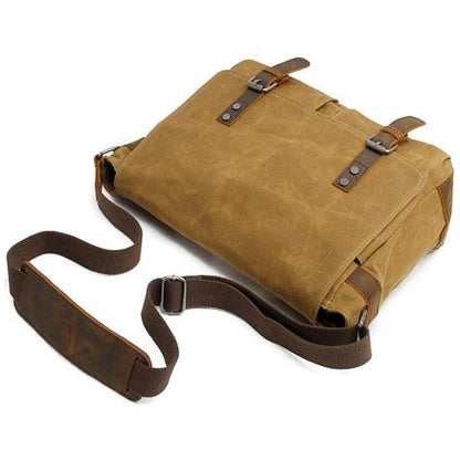 Men's Vintage Leather Crossbody Bag - Harren Cole