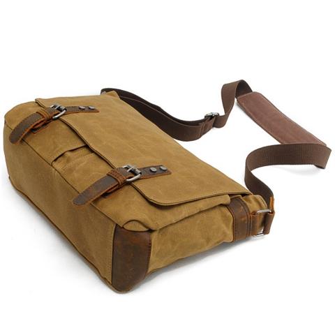 Men's Vintage Leather Crossbody Bag - Harren Cole