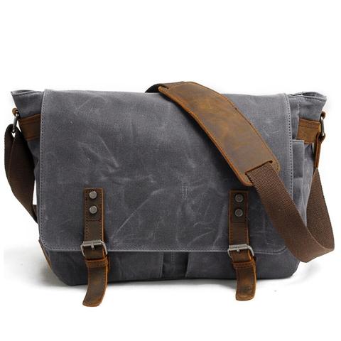 Men's Vintage Leather Crossbody Bag - Harren Cole