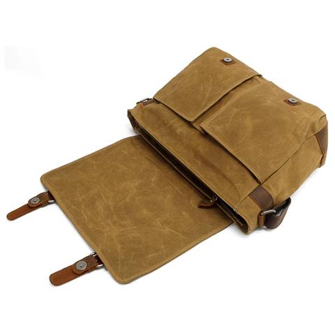 Men's Vintage Leather Crossbody Bag - Harren Cole