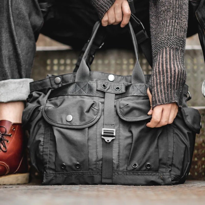 Military - Inspired Utility Shoulder Bag - Harren Cole