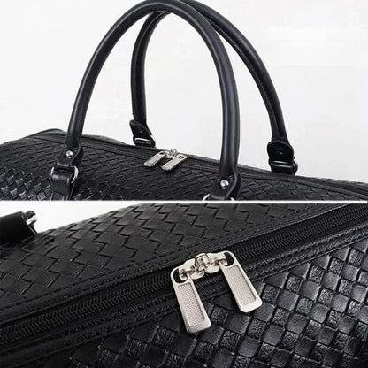 Padded Vegan Leather Duffel Bag - Harren Cole