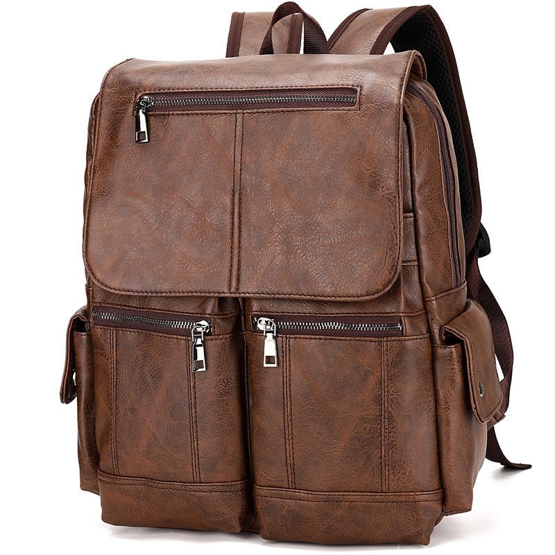 Premium Genuine Leather Backpack - Harren Cole
