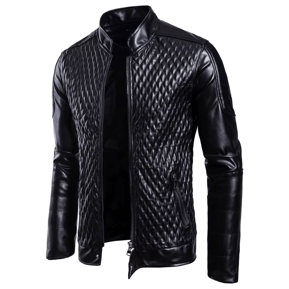 Quilted Bomber Jacket for Men - Harren Cole