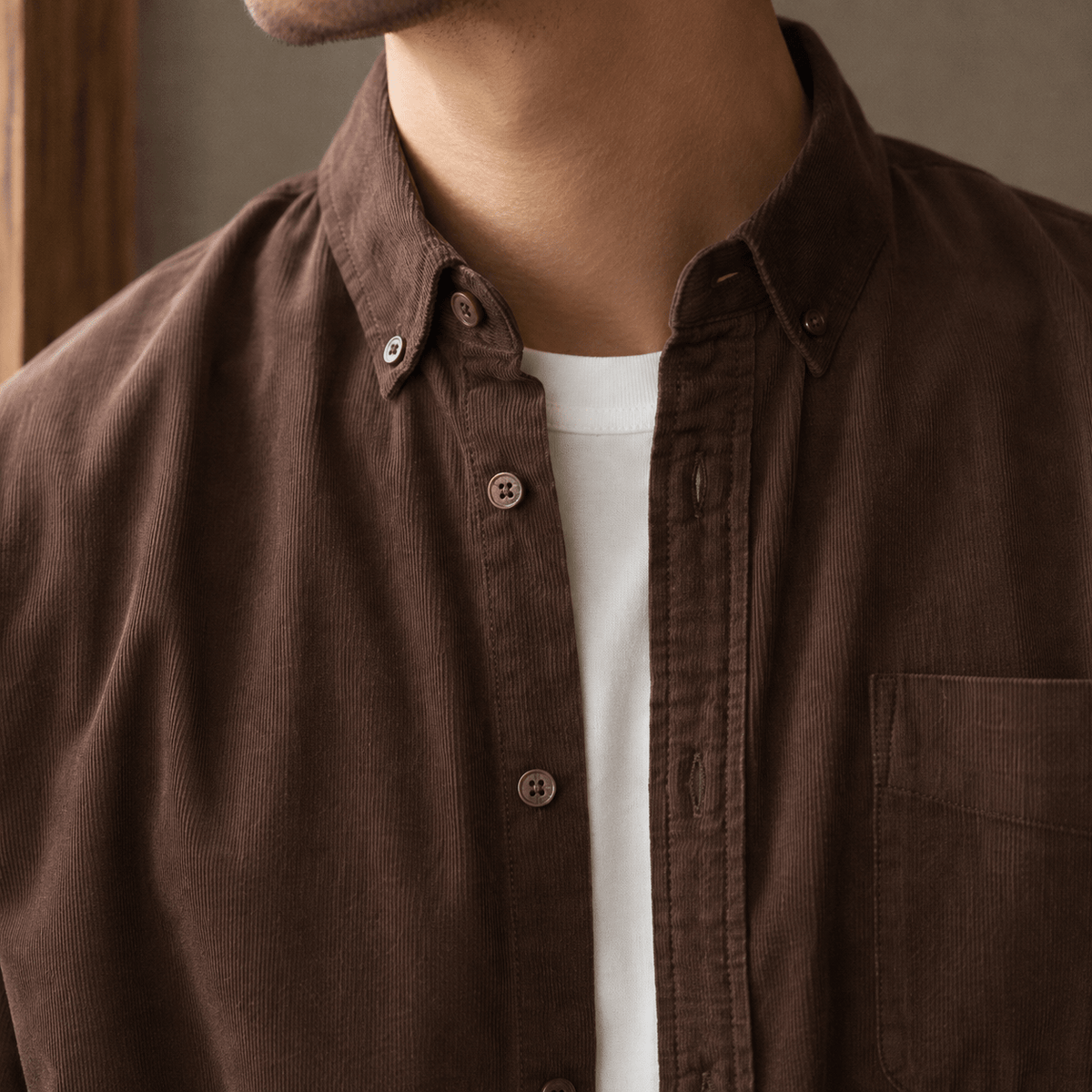 Relaxed Textured Woven Overshirt - Harren Cole