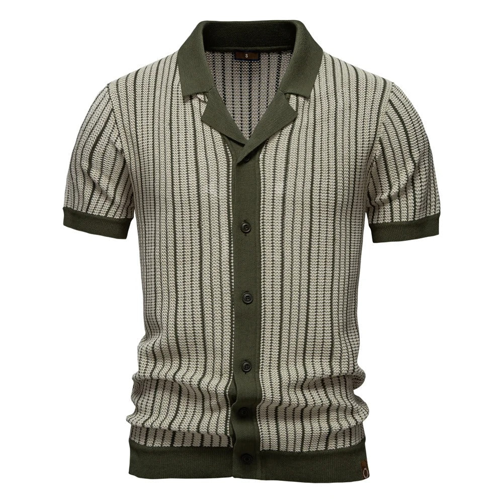 Retro Knit Casual Shirt - Harren Cole
