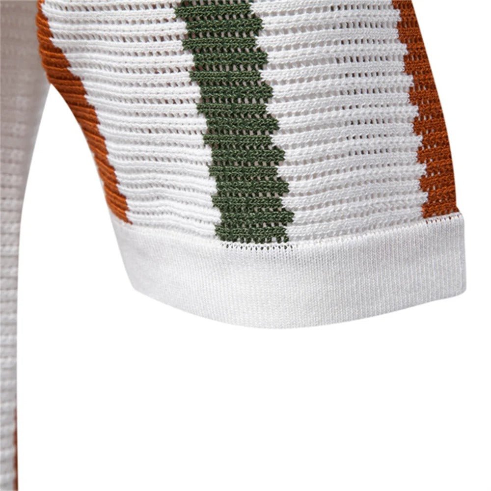 Stylish Knit Polo Shirt for Men - Harren Cole