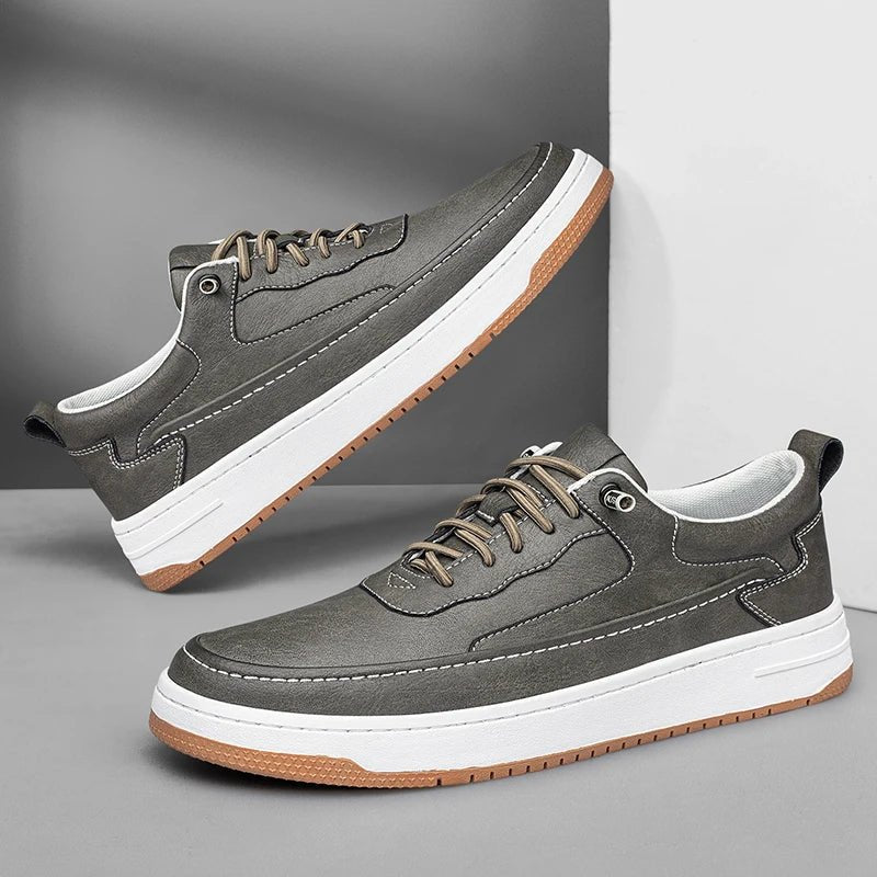 Urban Drop Men's Leather Sneakers - Harren Cole