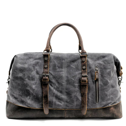 Vintage Leather Weekend Travel Bag - Harren Cole