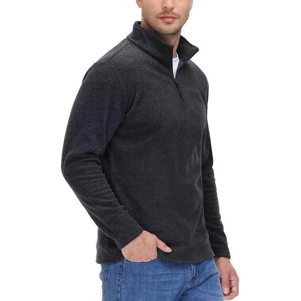 Warm Fleece Pullover Half - Zip Pullover for Men - Harren Cole