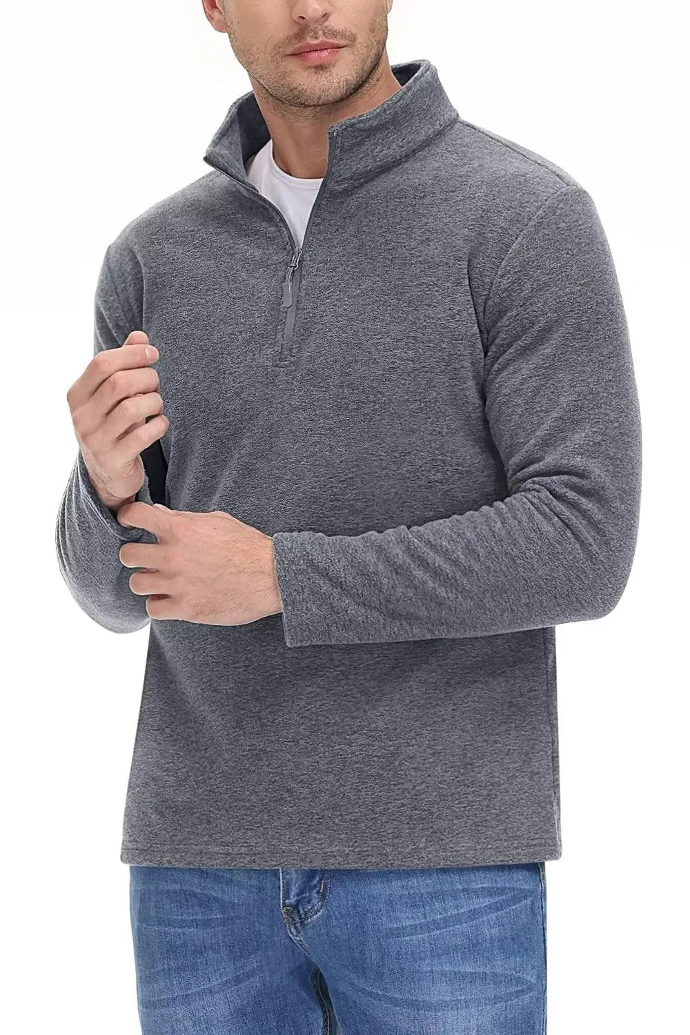 Warm Fleece Pullover Half - Zip Pullover for Men - Harren Cole