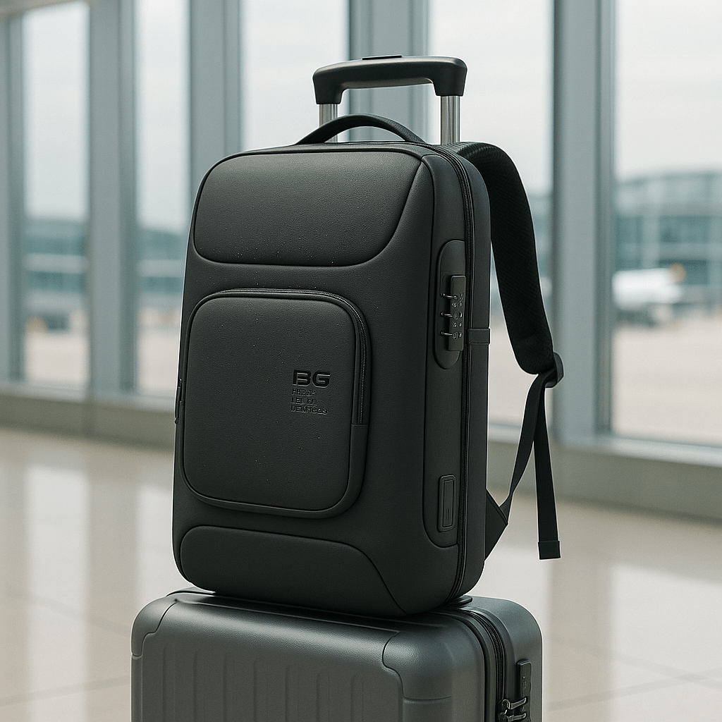 Waterproof Anti - Theft Backpack with USB Charging Port - Harren Cole