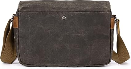 Waxed Canvas Messenger Bag Vintage - Harren Cole